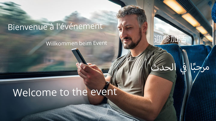 Mit dabei, egal von wo! Mit dabei, egal von wo!